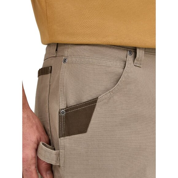 Wrangler Men's Workwear Ranger Short with Stretch, Size 42, Relaxed Fit, Dark - Picture 4 of 5